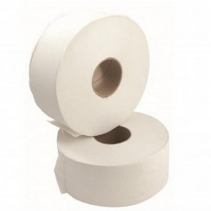 Durelle Eco FSC Mix Jumbo Toilet Rolls 1 Ply 500m (8 rolls/bale)