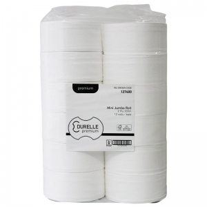 Durelle Premium FSC Mix Mini Jumbo Roll 2 Ply 200m (12/bale)