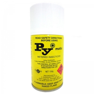 Pymatic Metered Fly Spray Aerosol 150g (12/ctn)