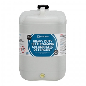 Eurosan F13 Heavy Duty Self Foaming Chlorinated Detergent 20L (each)