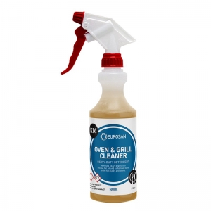 Eurosan Label K14 Oven & Grill Cleaner (to suit 500ml-1000ml Bottle) (each)