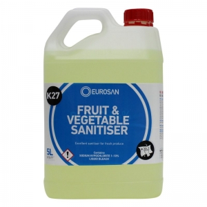 Eurosan K27 Fruit & Vegetable Sanitiser  5L (each)