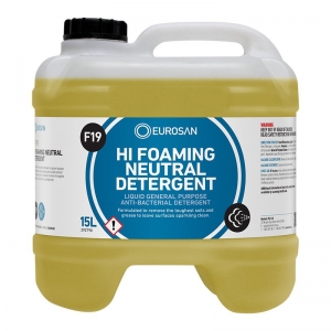 Eurosan F19 Hi Foaming Neutral Detergent 15L (each)