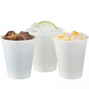 White Plastic Water Cups 180ml/6oz (1000/ctn)