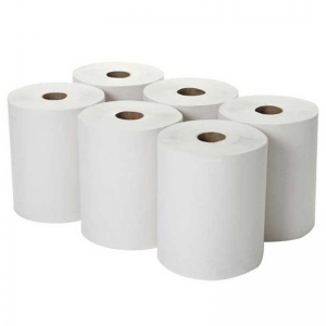 Durelle Premium Autocut White Roll Towel 1 Ply 21cm x 250m (6 rolls/pack)