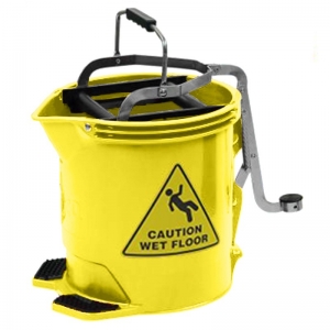 Contractor Plastic Mopbucket Yellow 15L (each)