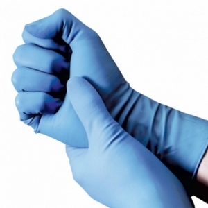 Protectaware Premium Blue Nitrile Long Cuff Powder Free Gloves - Small (100/pack