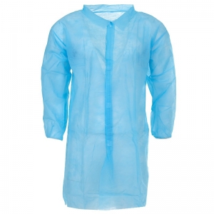 Protectaware Disposable Polypropylene Lab Coat No Pocket Blue 3XLarge (100/ctn)