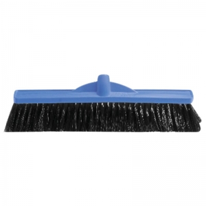 Medium Fill Plastic Backed Broom Head Blue 450mm (each)