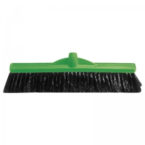 Medium Fill Plastic Backed Broom Head Green 450mm (each)