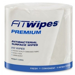 Gym Wipes 22 x 22cm 1200 Sheets (4 rolls/ctn)