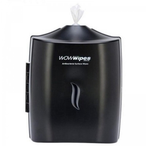 Antibacterial Gym Wipes Dispenser - Black (each)