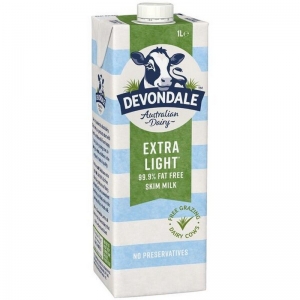 Devondale UHT Extra Lite Milk 1ltr (each)