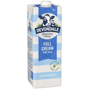 Devondale UHT Full Cream Milk 1ltr (each)