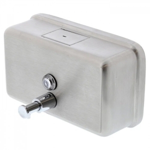 Horizontal Stainless Steel Soap Dispenser 1200ml  (each)