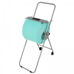 Premium Floor Stand Wipe Dispenser with Wheels to suit Jumbo Rolls (each)