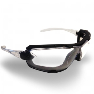 Foam Bound Clear Safety Glasses (pair)