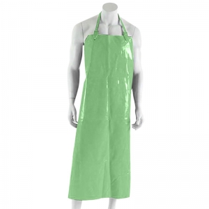 Polyurethane Reusable Apron W90cm x L120cm with Strap & Clip Green (each)