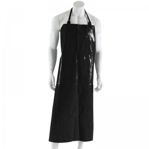 Polyurethane Reusable Apron W90cm x L120cm with Strap & Clip Black (each)