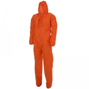 Protectaware SMS Type 5 & 6 Orange Coverall with Hood - XLarge (Each)