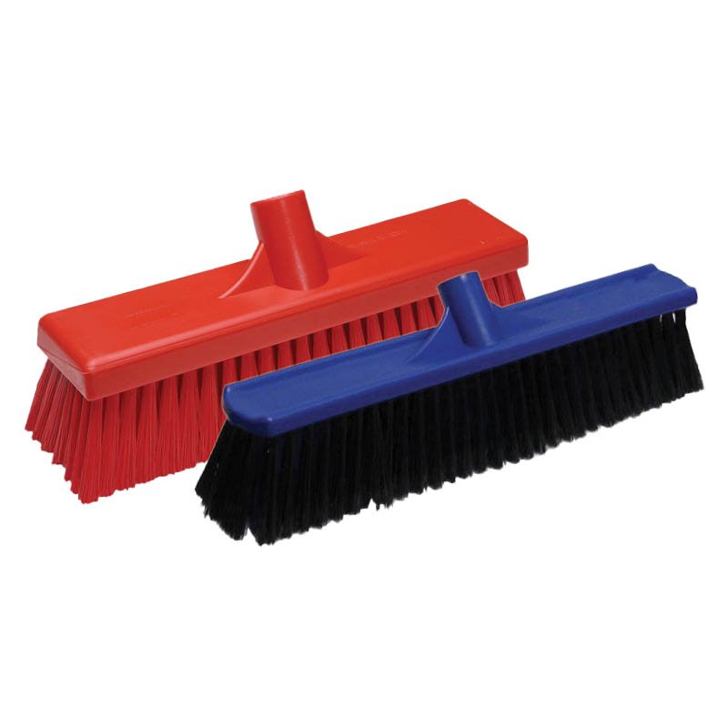 Hard Centre Factory Plastic Backed Broom Head (each)