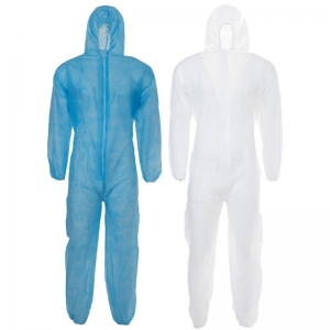 Disposable Polypropylene (PP) Coveralls Blue (each)